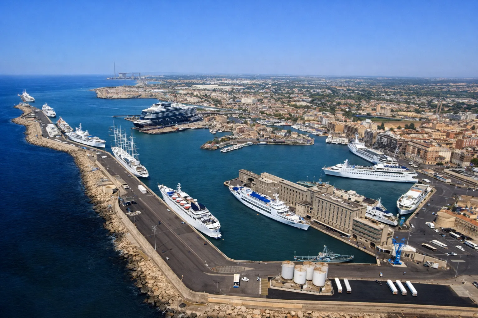 Civitavecchia w 1 dzień – widok na port wycieczkowy i twierdzę Michała AniołaWłochy