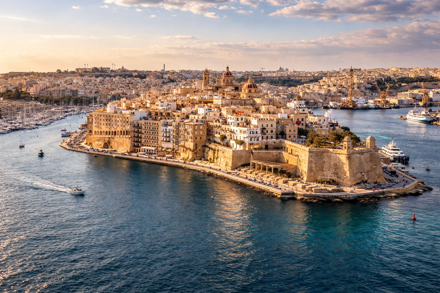 Valletta w 1 dzień – widok na Grand Harbour i historyczne centrum Malty